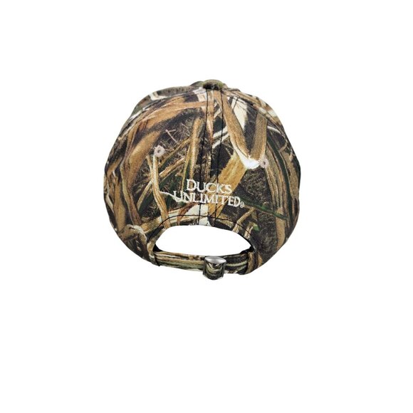 Ducks Unlimited Cap Hat Mossy Oak Camo Shadow Grass Adjust Strapback Embroidered - Picture 5 of 8